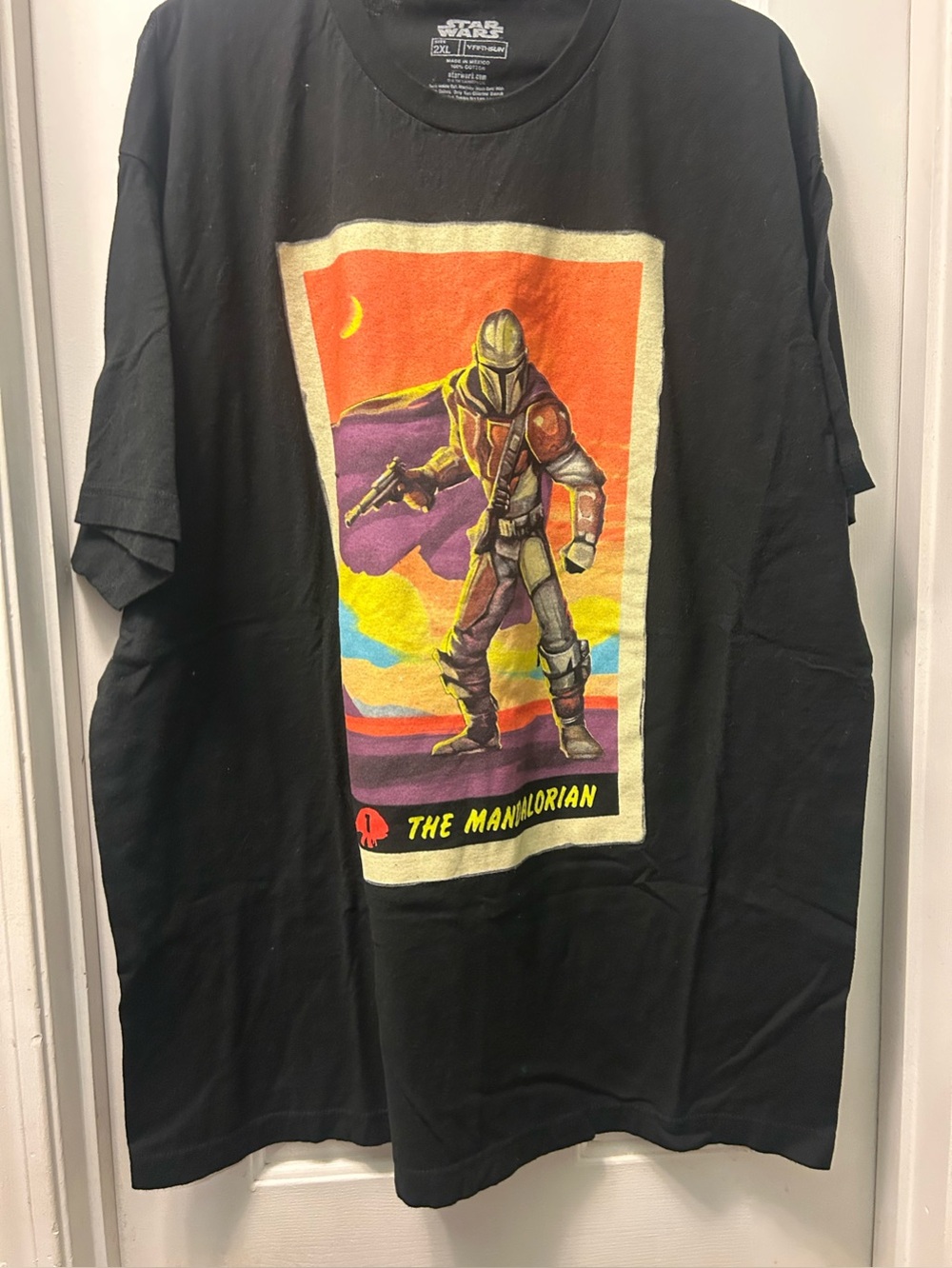 Star Wars Mandalorian Colorblock Graphic Tee